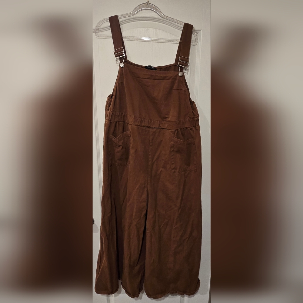 LIKE NEW Womens Wide Leg Overalls Size-1X 14-16